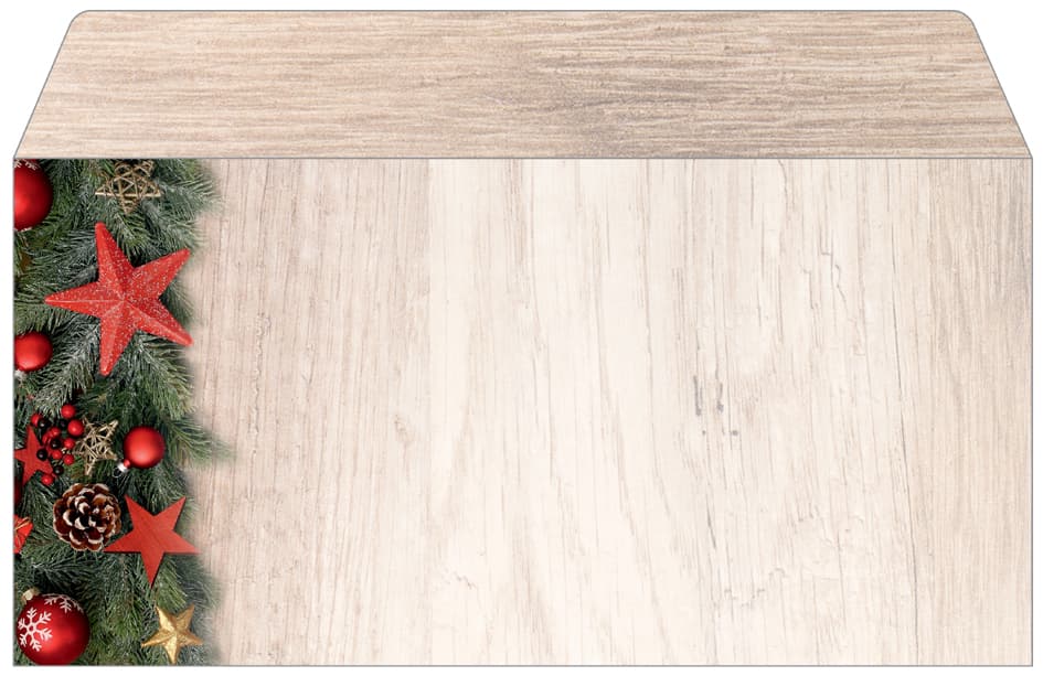 Sigel Weihnachts-Motiv-Umschlag , Chalet Style, , Din Lang