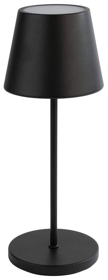 Aps Akku Led-Tischleuchte Merle, Schwarz