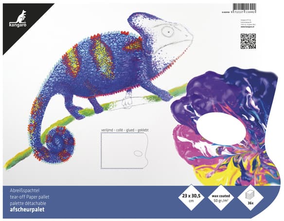 Kangaro Abreißpalette, 36 Blatt, 50 G/Qm, 230 X 305 Mm, Weiß