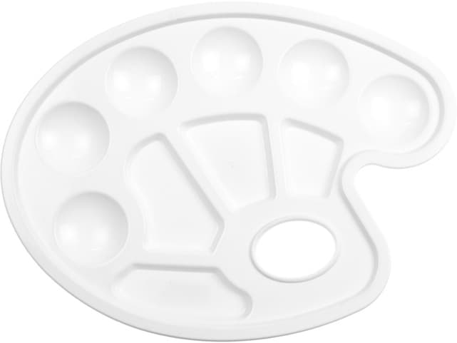 Kangaro Farbmisch-Palette, Kunststoff, Oval, 230 X 170 Mm