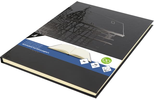 Kangaro Skizzenbuch Design, 80 Blatt, A5, Schwarz