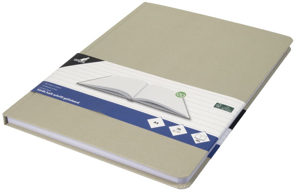 Kangaro Notizbuch Kraft, Din A5, 96 Blatt, Liniert