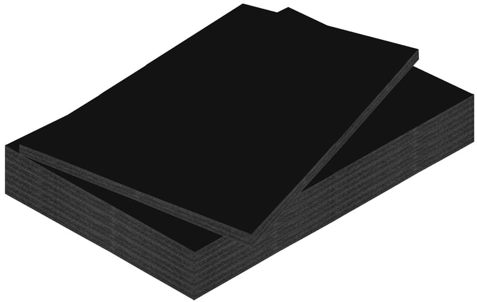 Kangaro Foam Board, Din A3, Stärke: 10 Mm, Schwarz