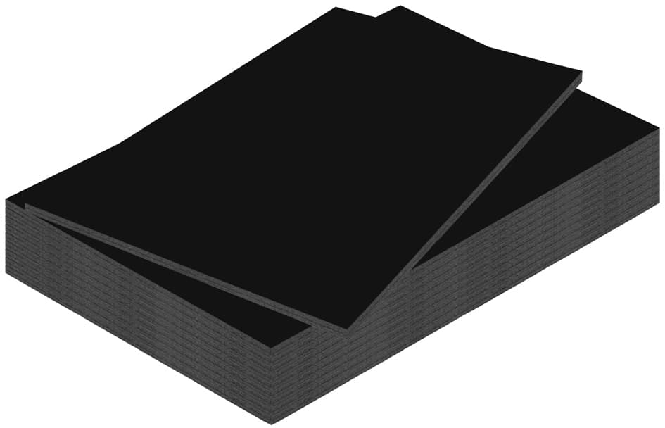 Kangaro Foam Board, Din A3, Stärke: 5 Mm, Schwarz