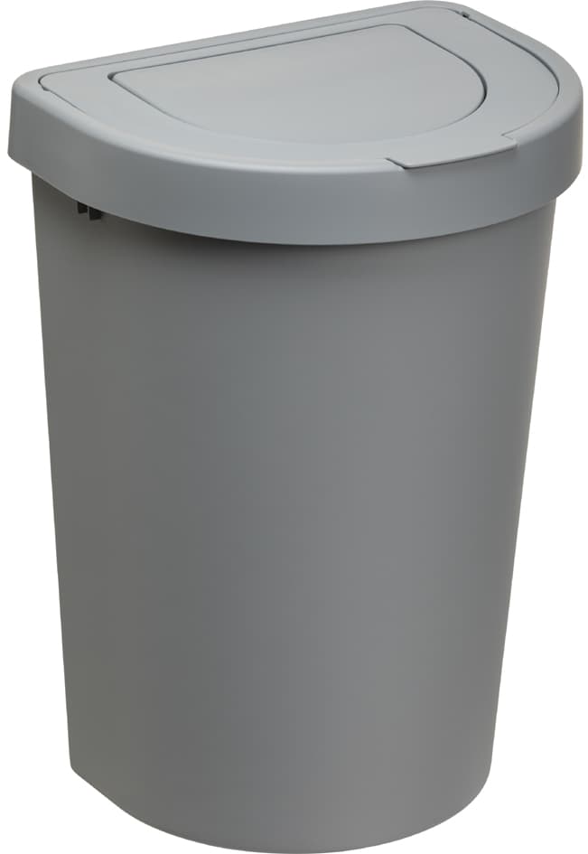 Plast Team Abfalleimer Seattle, 25 Liter, Silber