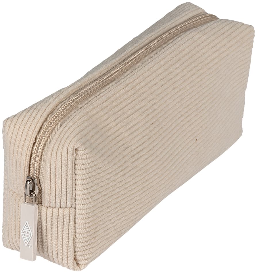 Wedo Schlamper-Etui Aus Cord, Beige