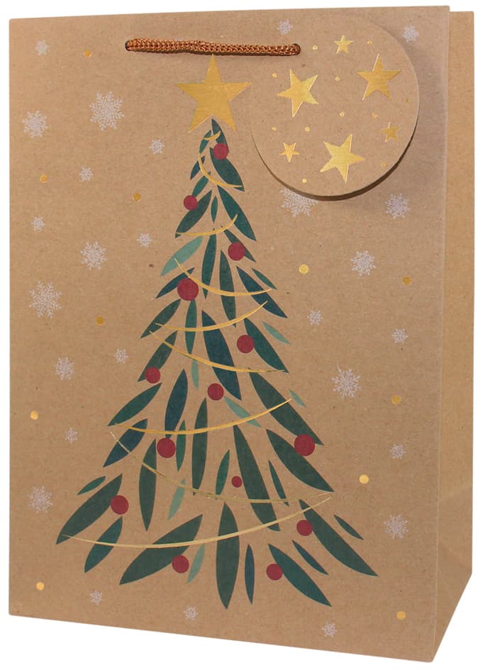Cactus Weihnachts-Geschenktüte , Tannenbaum, , Mittel
