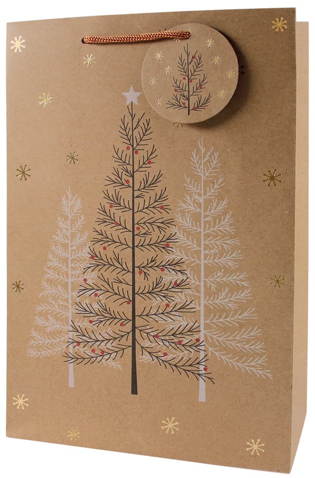 Cactus Weihnachts-Geschenktüte , Tannenbaum, , Groß