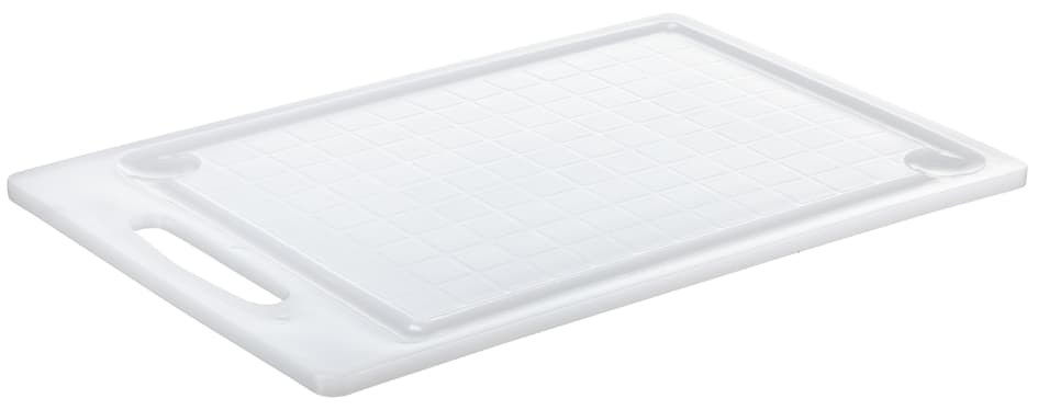 Plast Team Schneidebrett Mit Saftrille, 465 X 311 Mm, Weiß