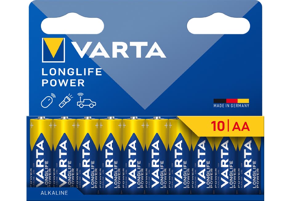 Varta Alkaline Batterie , Longlife Power, , Mignon Aa, 10er