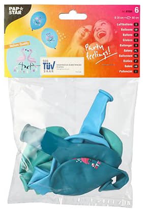 Papstar Luftballons , Flamingo, , Farbig Sortiert