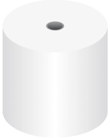 Kangaro Kassenrollen, 76 Mm X 46 M X 12 Mm, Weiß