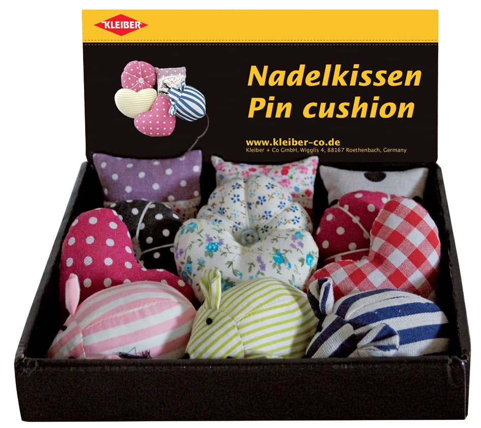 Kleiber Nadelkissen, 12er Display
