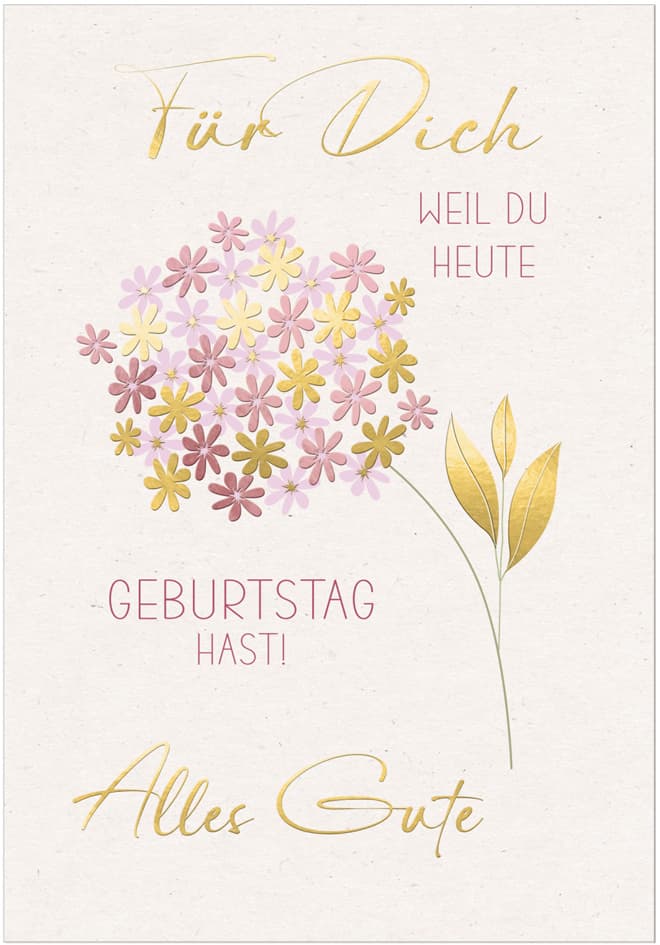 Susy Card Xl-Geburtstagskarte , Blume,