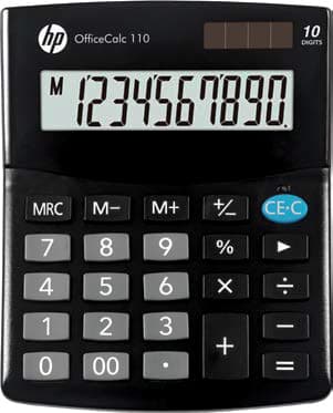 Hp Tischrechner , Officecalc 110, , Schwarz