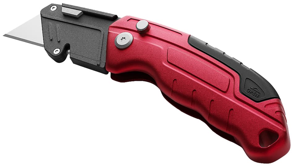 Hansa Cutter Hs-100.19, Klinge: 19 Mm, Schwarz-Rot