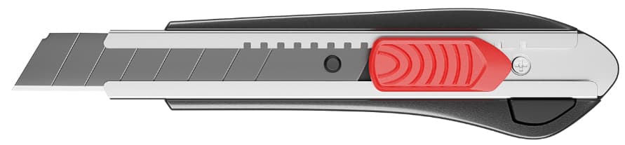Hansa Cutter Hp-101.18, Klinge: 18 Mm, Schwarz-Silber