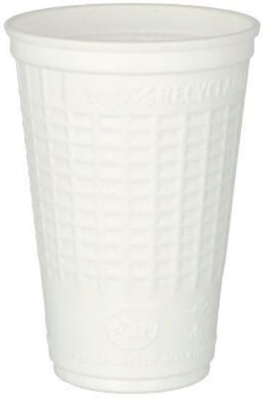 Starpak Kunststoff-Thermobecher, 0,25 L, Weiß, 50er