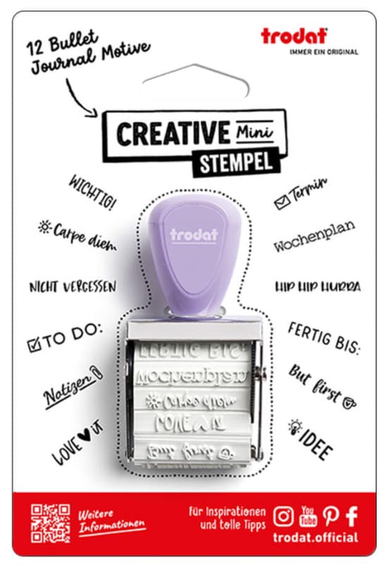 Trodat Kreativstempel Creative Mini , Böse Sprüche,