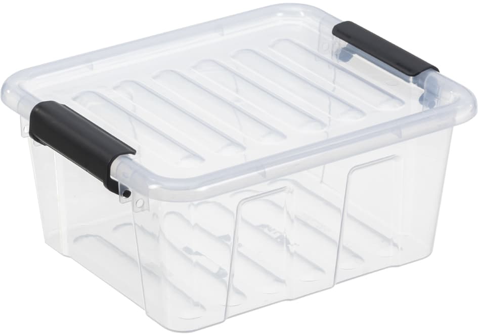 Plast Team Aufbewahrungsbox Home Box, 2,0 Liter, Transparent