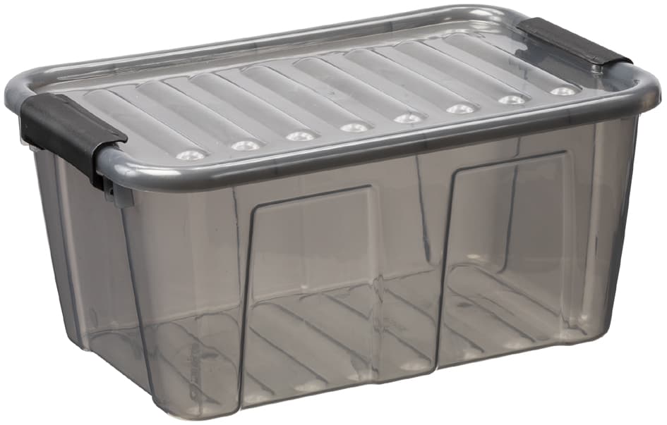 Plast Team Aufbewahrungsbox Home Box, 8,0 Liter, Grau-