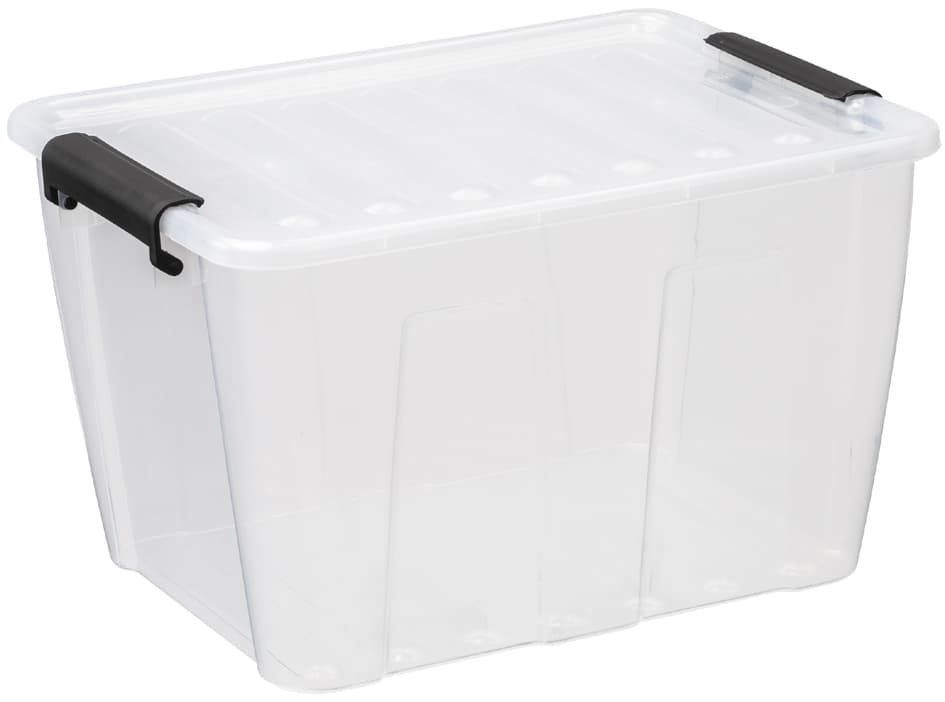 Plast Team Aufbewahrungsbox Home Box, 15 Liter, Transparent