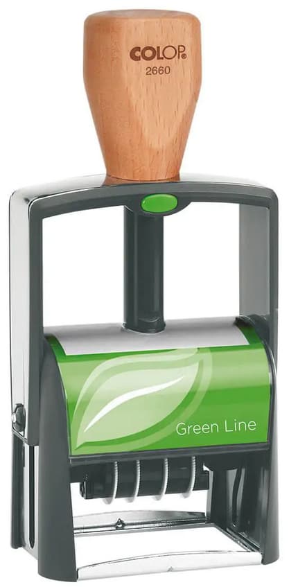 Colop Datumstempel Classic 2660 Green Line, 6-Zeilig