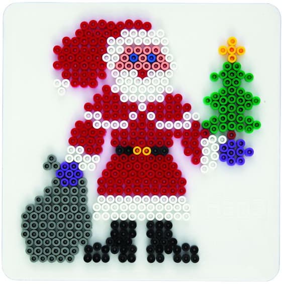 Hama Stiftplatte Midi , Weihnachtsmann, , Weiß