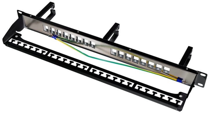 Logilink 19,  Keystone Patch Panel, 16 Port, Geschirmt