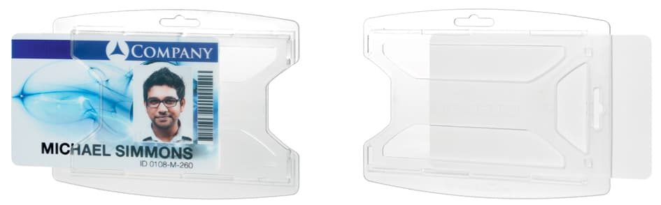 Durable Ausweishalter , Rexycle, , Für 1 Karte, Transparent