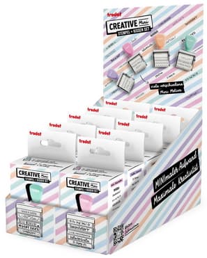 Trodat Kreativstempel-Set Creative Mini, Theken-Display