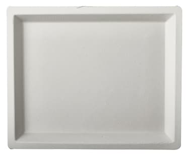 Papstar Zuckerrohr-Teller , Pure, , Eckig, 130 X 260 Mm, 50er