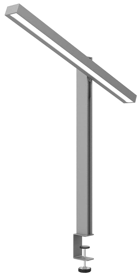 Unilux Led-Tischleuchte Zenith, Klemmfuß, Metallgrau