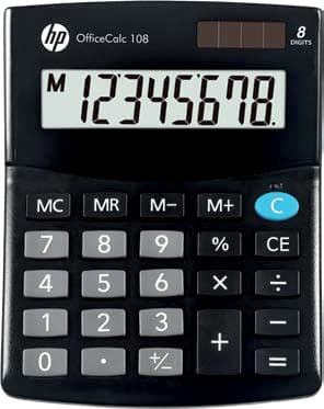 Hp Tischrechner , Officecalc 108, , Schwarz