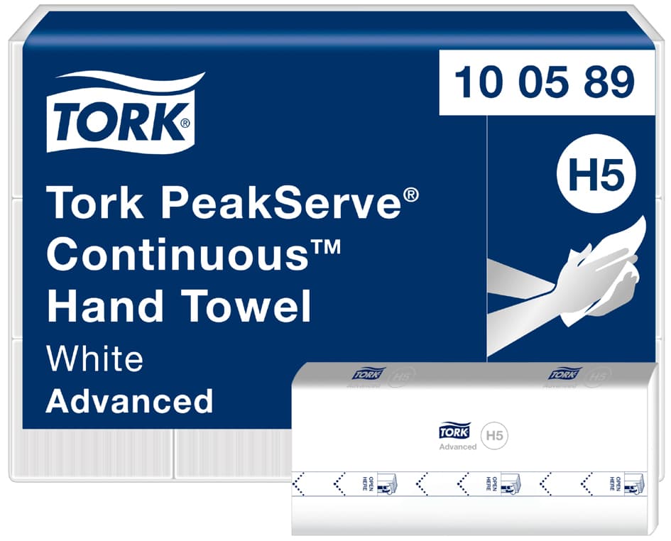 Tork Peakserve Endlos-Handtuchpapier, 201 X 225 Mm, Weiß