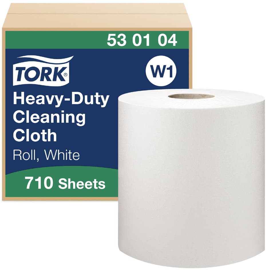 Tork Mehrzweck-Putzrolle, 1-Lagig, Weiß, 270 M - Extra Stark