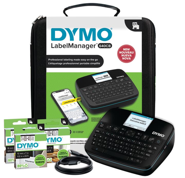Dymo Beschriftungsgerät , Labelmanager 640 Cb, , Kofferset