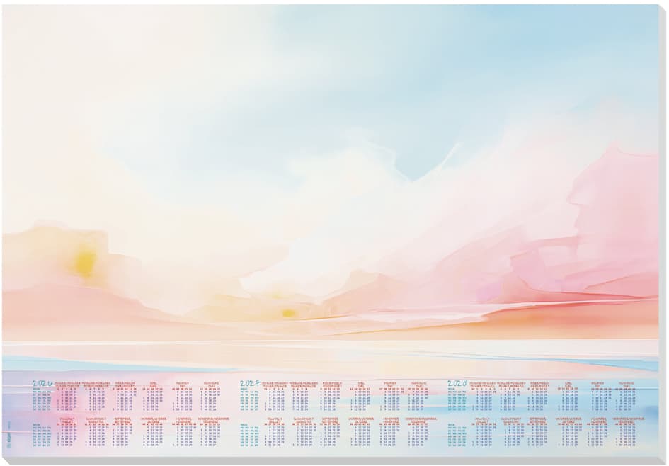 Sigel Papier-Schreibunterlage , Magic Sunset, , 595 X 410 Mm