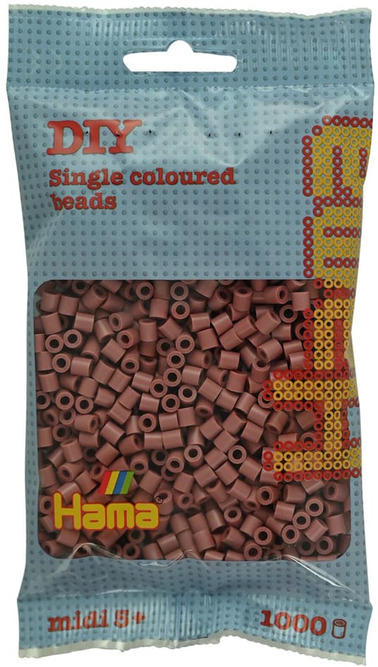 Hama Bügelperlen Midi, Rosenholz, Im Beutel