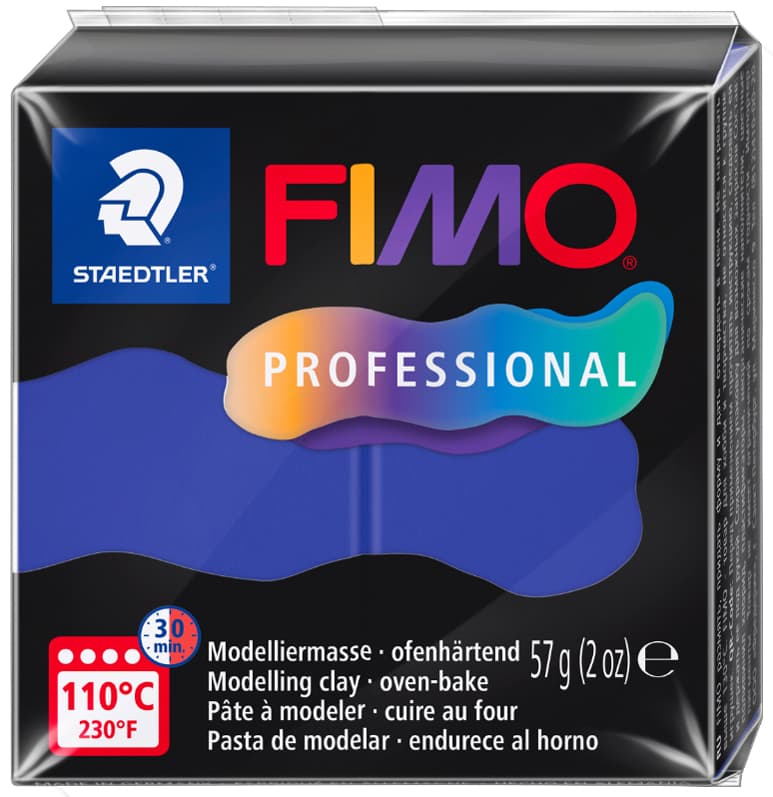 Fimo Professional Modelliermasse, Ofenhärtend, Royalblau