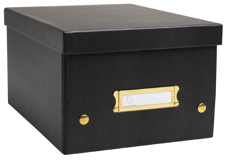 Exacompta Ablagebox Neo Deco, Din A4+, Schwarz