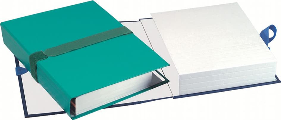 Exacompta Dokumentenmappe Mit Klettverschluss, Blau