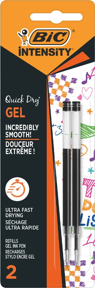 Bic Gelschreiber-Minen Intensity Quick Dry, S, Blau