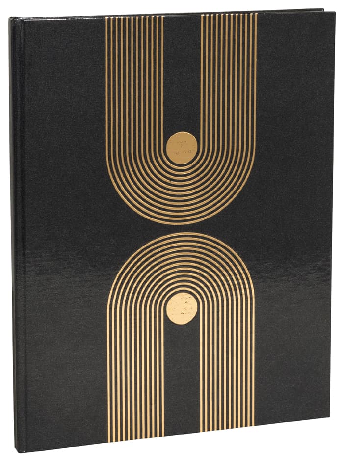 Exacompta Gästebuch Graphik, 220 X 270 Mm, Schwarz