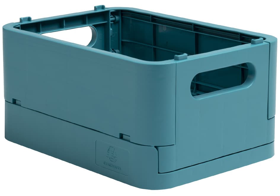 Exacompta Aufbewahrungsbox Smart Case Mini, Pazifikblau