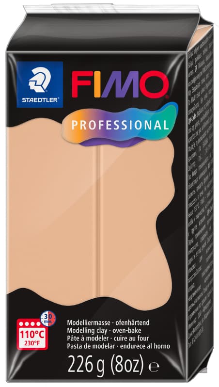Fimo Professional Modelliermasse, Ofenhärtend, 226 G, Sand