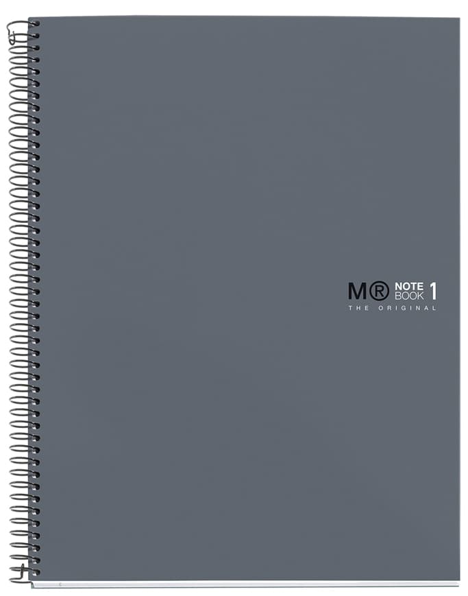 Miquelrius Collegeblock , Notebook The Original, , Din A4,Grau