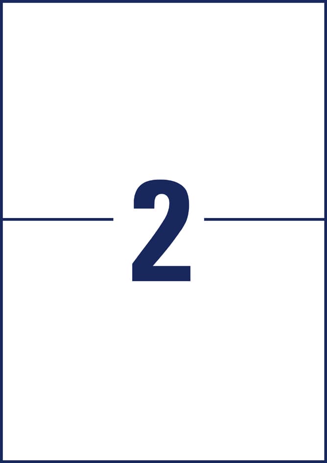 Avery Zweckform Versand-Etiketten, 210 X 148 Mm, Weiß