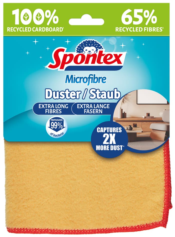Spontex Mikrofaser-Staubtuch, Gelb