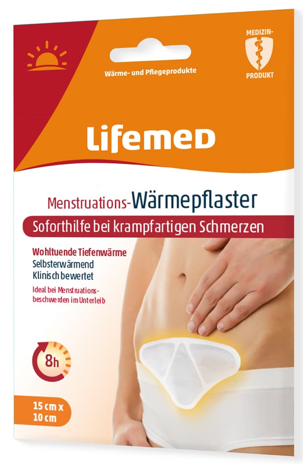 Lifemed Menstruations-Wärmepflaster, 100 X 150 Mm, Weiß